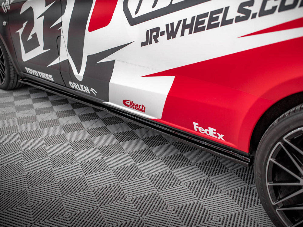Side Skirt Diffusers compatible with Mercedes-Benz Vito Extra Long W447 Facelift / V Extra Long W447 Facelift