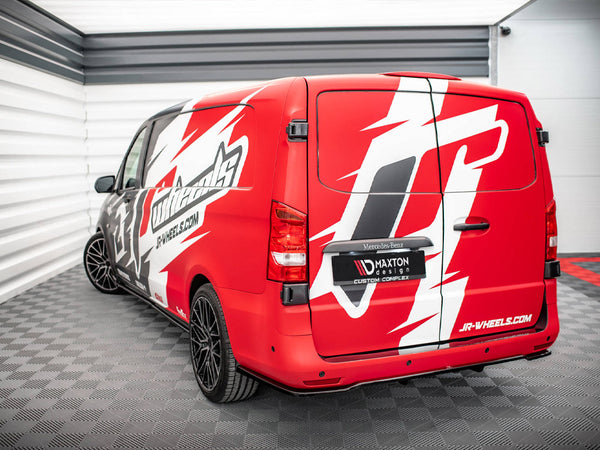 MAXTON DESIGN Central Rear Splitter (Vertical Bars) Mercedes VITO W447 Facelift