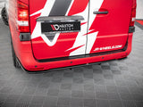 MAXTON DESIGN Central Rear Splitter (Vertical Bars) Mercedes VITO W447 Facelift
