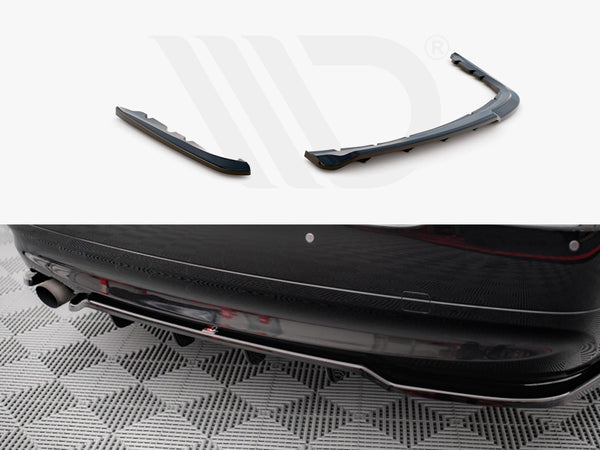 MAXTON DESIGN Central Rear Splitter (Vertical Bars) BMW 3 Sedan E90 (2004-2008)