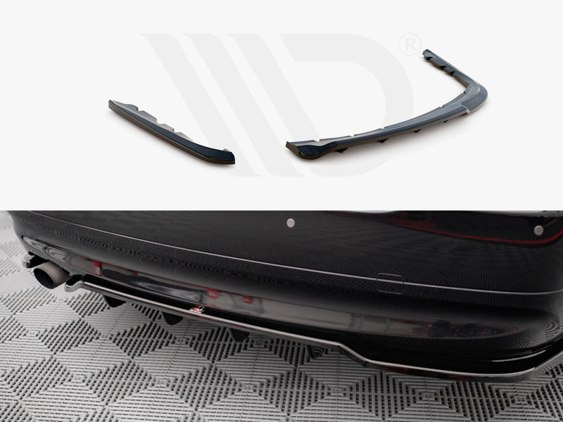MAXTON DESIGN Central Rear Splitter (Vertical Bars) BMW 3 Sedan E90 (2004-2008)