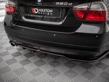 MAXTON DESIGN Central Rear Splitter (Vertical Bars) BMW 3 Sedan E90 (2004-2008)