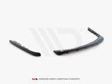 MAXTON DESIGN Central Rear Splitter (Vertical Bars) BMW 3 Sedan E90 (2004-2008)