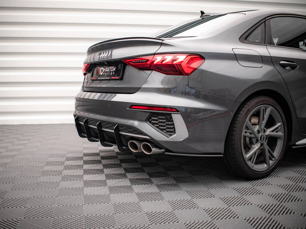 Street PRO Rear Side Splitters compatible with Audi S3 Sedan 8Y