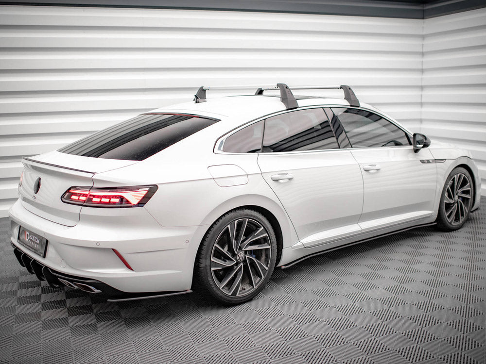 Street PRO Side Skirt Diffusers V.2 compatible with Volkswagen Arteon R / R-Line Sedan / Shooting Brake Mk1 Facelift