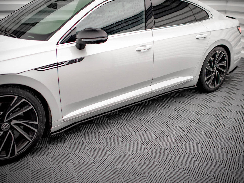 Street PRO Side Skirt Diffusers V.2 compatible with Volkswagen Arteon R / R-Line Sedan / Shooting Brake Mk1 Facelift