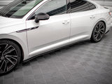 Street PRO Side Skirt Diffusers V.2 compatible with Volkswagen Arteon R / R-Line Sedan / Shooting Brake Mk1 Facelift