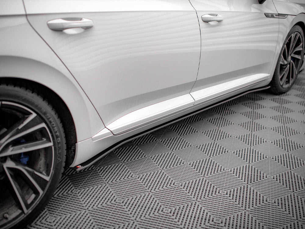 Street PRO Side Skirt Diffusers V.2 compatible with Volkswagen Arteon R / R-Line Sedan / Shooting Brake Mk1 Facelift