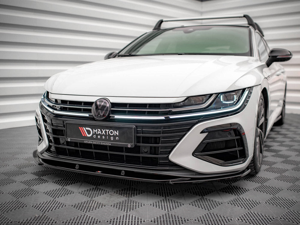 Front Splitter V.1 compatible with Volkswagen Arteon R Sedan / Shooting Brake Mk1 Facelift