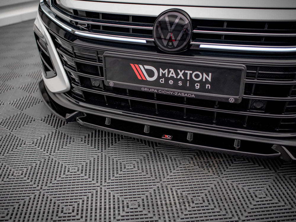 Front Splitter V.2 compatible with Volkswagen Arteon R Sedan / Shooting Brake Mk1 Facelift