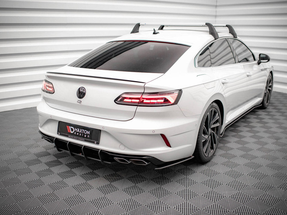 Street PRO Rear Side Splitters compatible with Volkswagen Arteon R Sedan / Shooting Brake Mk1 Facelift