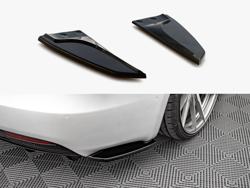 Rear Side Splitters compatible with Tesla Model S Facelift