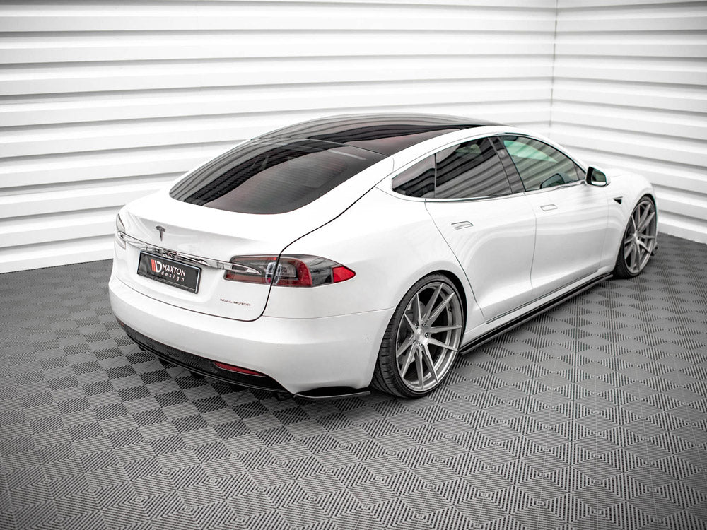 Rear Side Splitters compatible with Tesla Model S Facelift