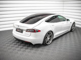 Rear Side Splitters compatible with Tesla Model S Facelift