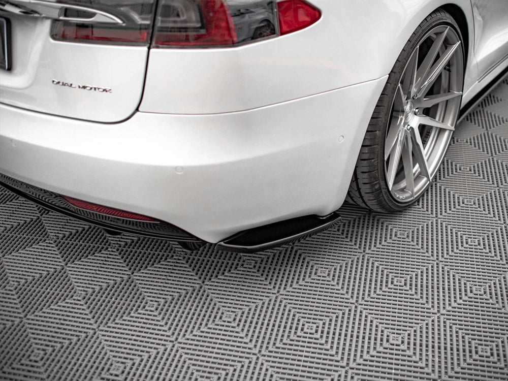 Rear Side Splitters compatible with Tesla Model S Facelift