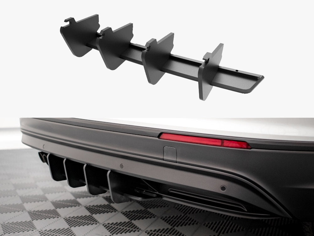 Street PRO Rear Diffuser compatible with VW Tiguan Mk2 (2015-2020)