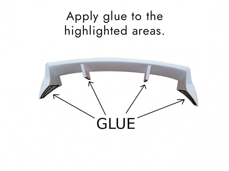 Roof Spoiler Ford Fiesta MK7 (Focus RS Look)