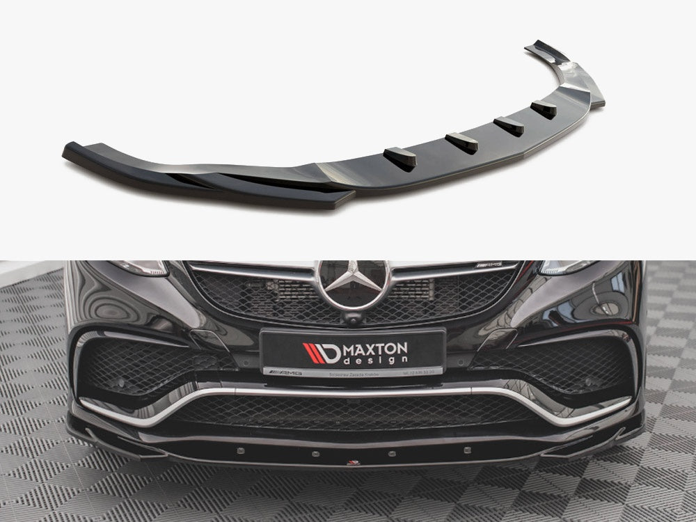Front Splitter V.2 compatible with Mercedes GLE Coupe 63AMG C292 (2015-2019)
