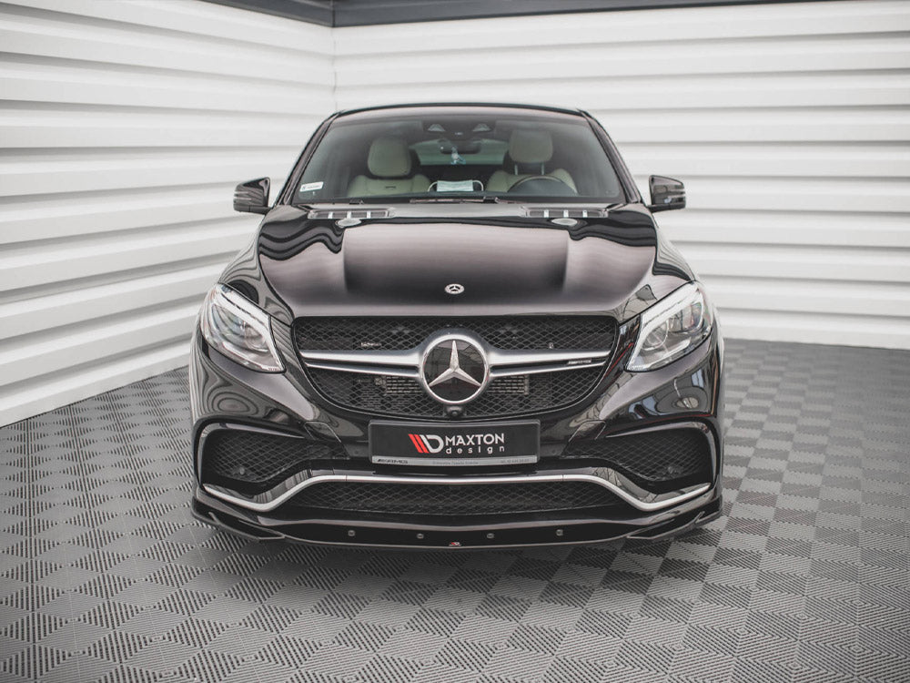 Front Splitter V.2 compatible with Mercedes GLE Coupe 63AMG C292 (2015-2019)