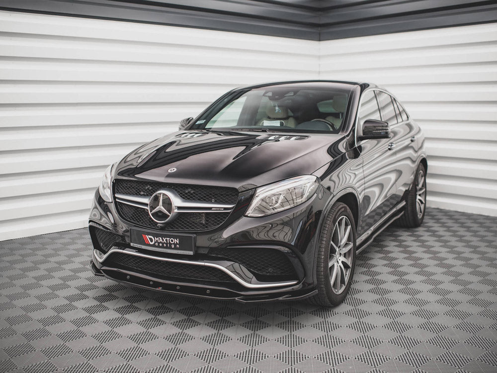 Front Splitter V.2 compatible with Mercedes GLE Coupe 63AMG C292 (2015-2019)