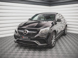 Front Splitter V.2 compatible with Mercedes GLE Coupe 63AMG C292 (2015-2019)