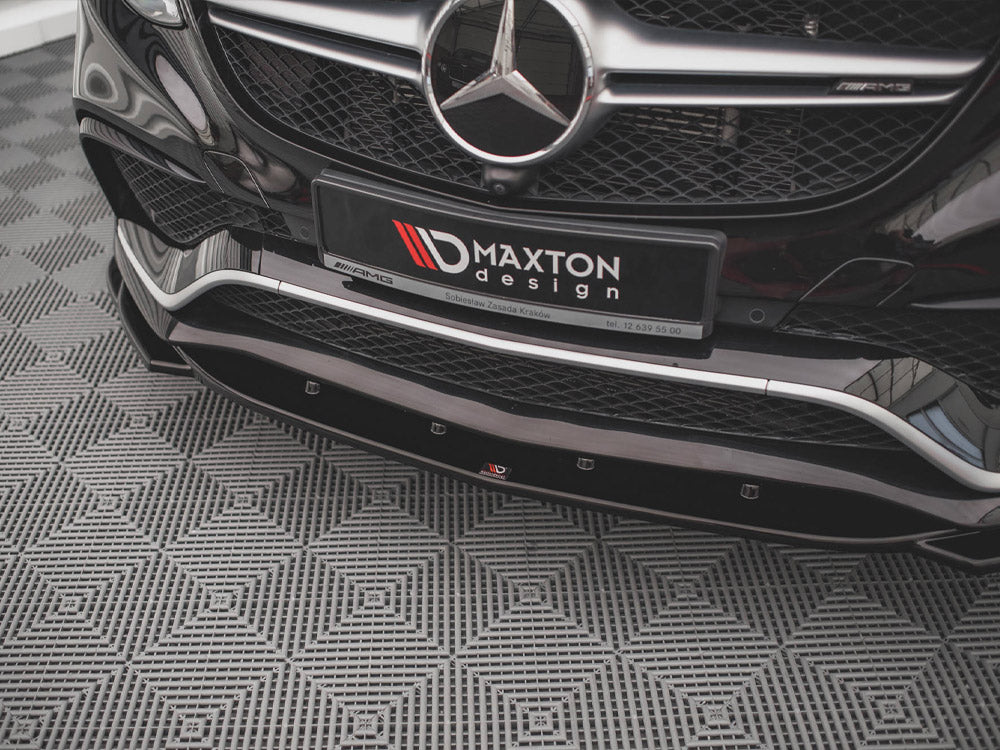 Front Splitter V.2 compatible with Mercedes GLE Coupe 63AMG C292 (2015-2019)