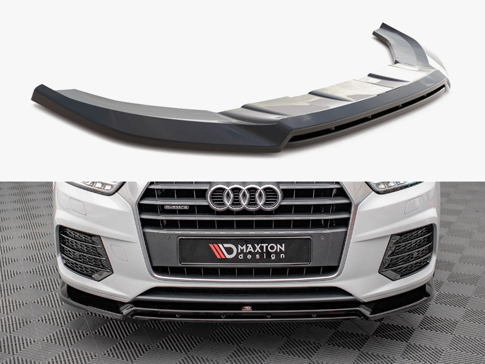 Front Splitter V.2 compatible with Audi Q3 Sport 8U Facelift