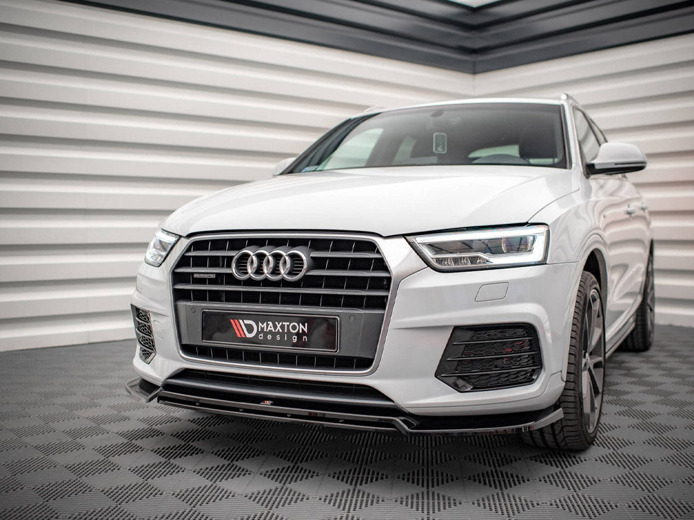 Front Splitter V.2 compatible with Audi Q3 Sport 8U Facelift