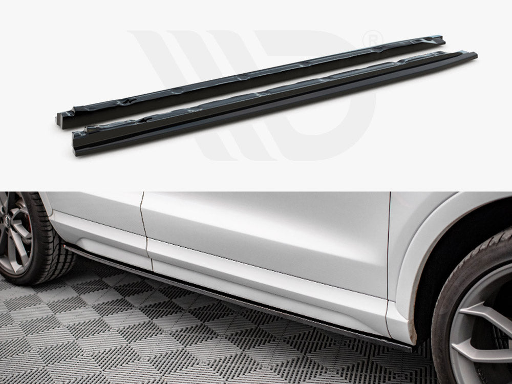 Side Skirts Diffusers Audi Q3 8U Facelift (2014-2018)
