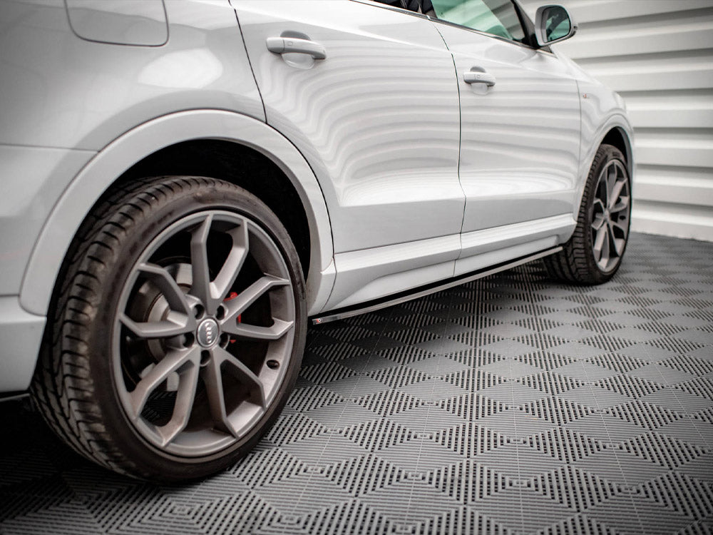 Side Skirts Diffusers compatible with Audi Q3 Sport 8U Facelift