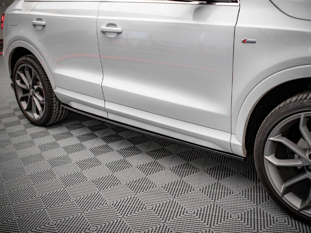 Side Skirts Diffusers compatible with Audi Q3 Sport 8U Facelift