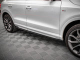 Side Skirts Diffusers compatible with Audi Q3 Sport 8U Facelift