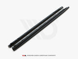 Side Skirts Diffusers compatible with Audi Q3 Sport 8U Facelift