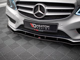 Front Splitter V.1 compatible with Mercedes E AMG Line Sedan W212 Facelift (2012-2016)