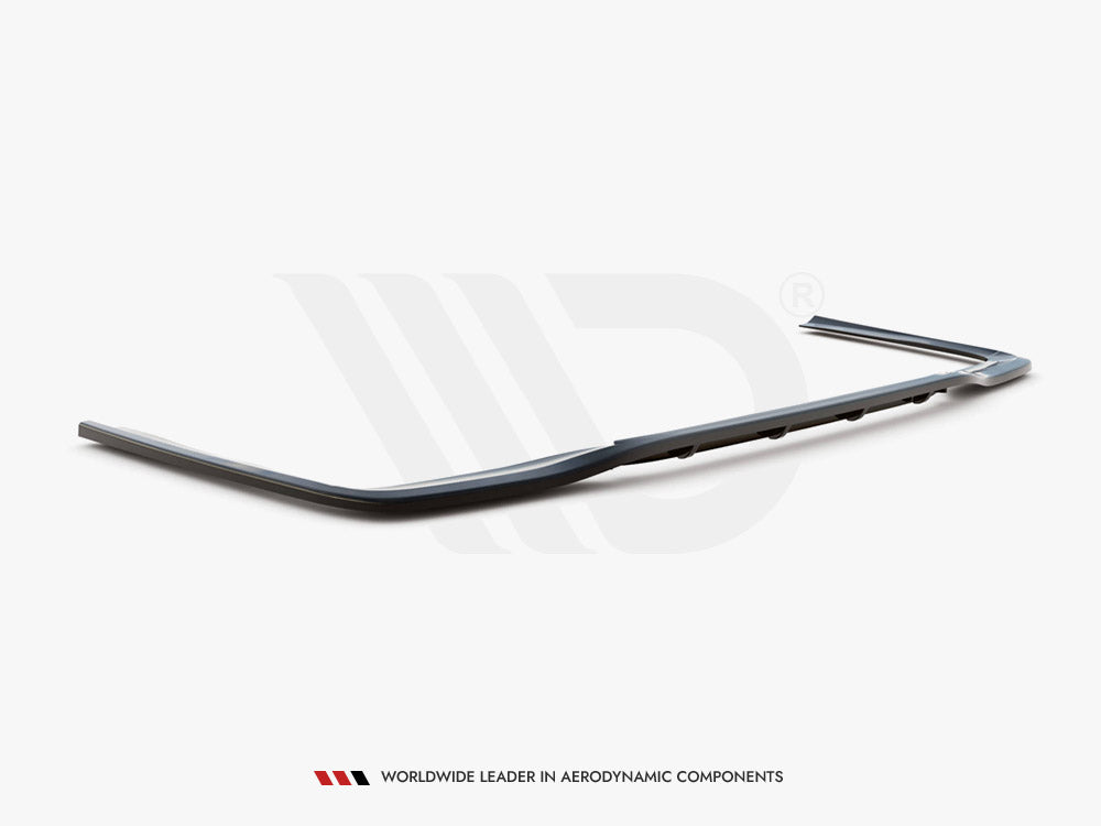 MAXTON DESIGN Central Rear Splitter (Vertical Bars) Mercedes E Amg-Line Sedan W212 Facelift (2012-2016)