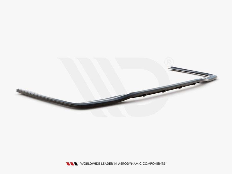 MAXTON DESIGN Central Rear Splitter (Vertical Bars) Mercedes E Amg-Line Sedan W212 Facelift (2012-2016)