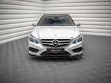 Front Splitter V.2 compatible with Mercedes E AMG Line Sedan W212 Facelift (2012-2016)