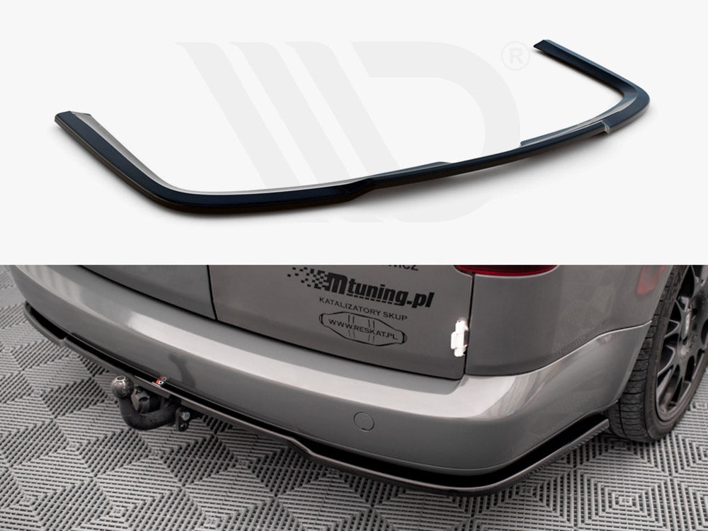 MAXTON DESIGN Central Rear Splitter VW Caddy Long Mk3 Facelift