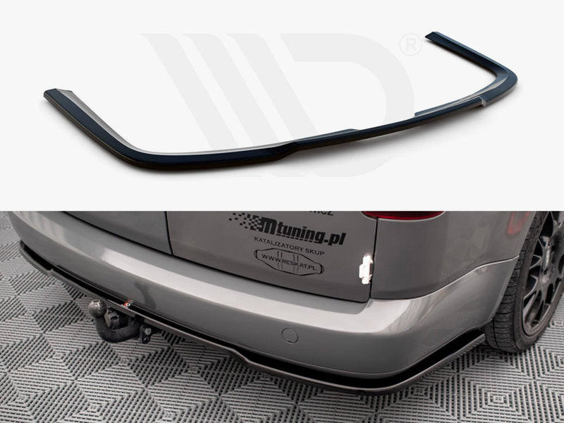 MAXTON DESIGN Central Rear Splitter VW Caddy Long Mk3 Facelift