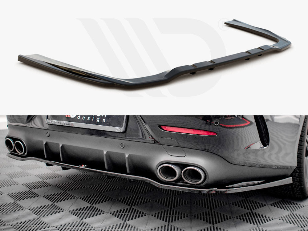 MAXTON DESIGN Central Rear Splitter (Vertical Bars) Mercedes AMG CLS 53 C257