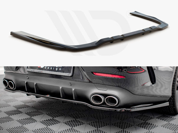 MAXTON DESIGN Central Rear Splitter (Vertical Bars) Mercedes AMG CLS 53 C257
