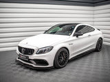 Side Skirts Diffusers V.1 compatible with Mercedes-AMG C 63AMG Coupe C205 Facelift