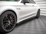 Side Skirts Diffusers V.2 compatible with Mercedes-AMG C 63AMG Coupe C205 Facelift