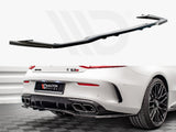MAXTON DESIGN Central Rear Splitter (Vertical Bars) Mercedes-AMG C 63AMG Coupe AMG Aero Pack C205 Facelift