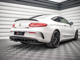 MAXTON DESIGN Central Rear Splitter (Vertical Bars) Mercedes-AMG C 63AMG Coupe AMG Aero Pack C205 Facelift