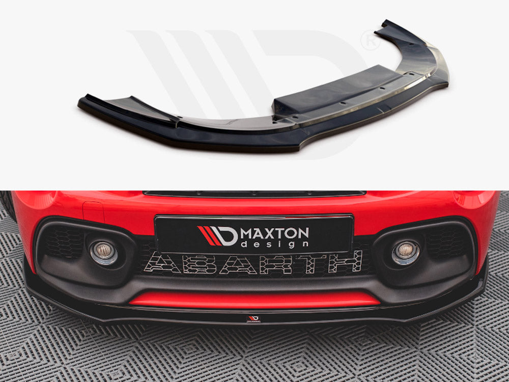 MAXTON DESIGN Front Splitter Fiat 500 Abarth MK1 Facelift (2016-UP)