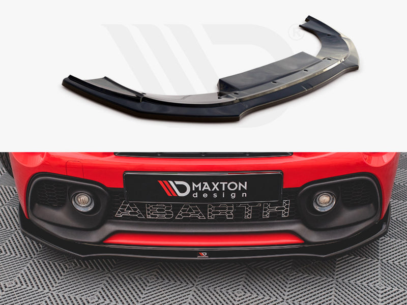 MAXTON DESIGN Front Splitter Fiat 500 Abarth MK1 Facelift (2016-UP)