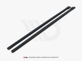 Side Skirts Diffusers compatible with Abarth 595 Mk1 Facelift