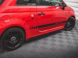 Side Skirts Diffusers compatible with Abarth 595 Mk1 Facelift