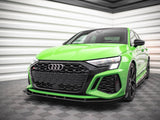 Street PRO Front Splitter V.1 + Flaps Audi RS3 8Y (2020-)